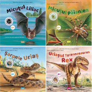 Set 4 cărți: Seria Animale mari și mici