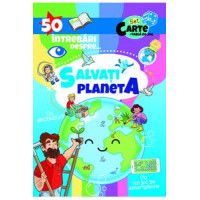 50 Întrebări despre ... Salvați Planeta (cu abțibilduri)