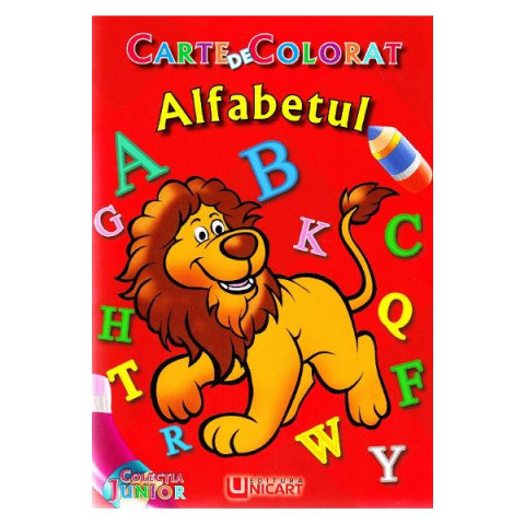 Alfabetul - Carte de colorat