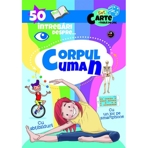 50 Întrebări despre ... Corpul Uman (cu abțibilduri)