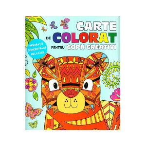 Carte de colorat pentru copii creativi