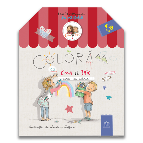Colorăm cu Ema și Eric: Carte de colorat