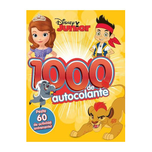 Disney Junior - 1000 de autocolante. Peste 60 de activități antrenante