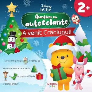 Disney. A venit Crăciunul! Aventuri cu autocolante 2 ani.