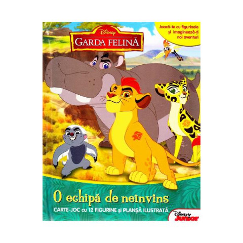 Garda felină. O echipa de neînvins. Carte joc cu 12 figurine și planșă ilustrată