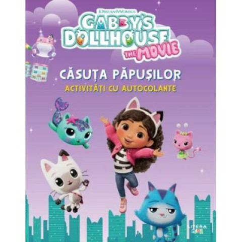 Gabby's Dollhouse. Casuța păpușilor. Activități cu autocolante
