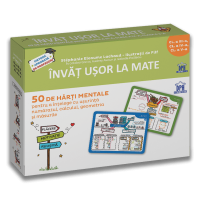 Învăț ușor la Mate: 50 de hărți mentale - Volumul II - Cls. a III-a, a IV-a, a V-a