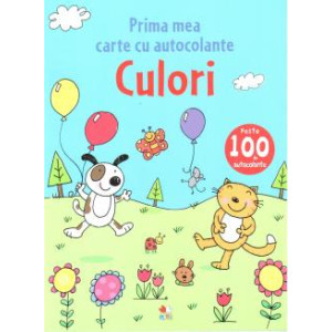 Culori. Prima mea carte cu autocolante.