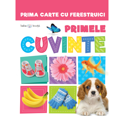 Prima carte cu ferestruici. Primele cuvinte. Bebe învață