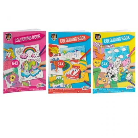 Carte de colorat A4 64 file Grafix