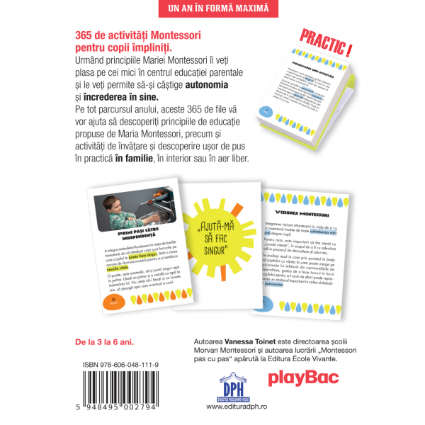 Un an în forma maxima: 365 de activități Montessori