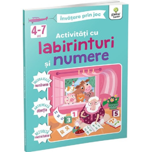 Activități cu labirinturi și numere