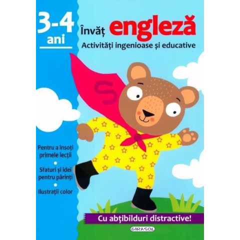 Activități ingenioase și educative - Învăț engleza 3-4 ani