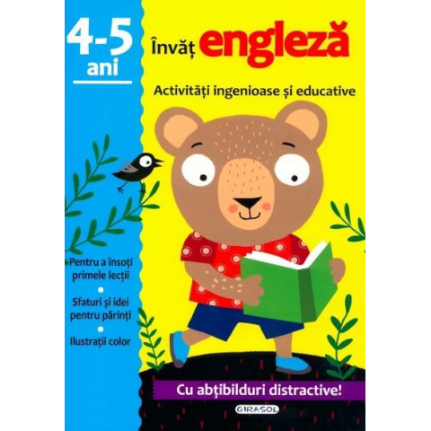 Activități ingenioase și educative - Învăț engleza, 4-5 ani