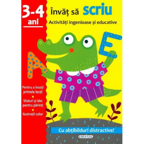 Activități ingenioase și educative - Învăț să scriu 3-4 ani