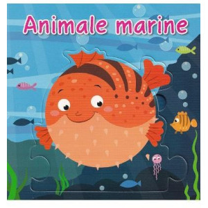 Animale marine. Carte puzzle