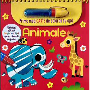 Animale. Prima mea carte de colorat cu apă