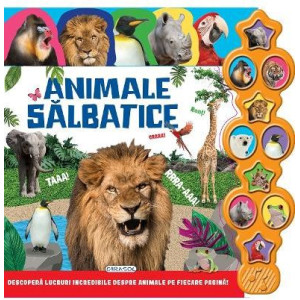 Animale sălbatice. Carte cu sunete