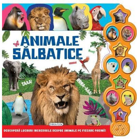 Animale sălbatice. Carte cu sunete