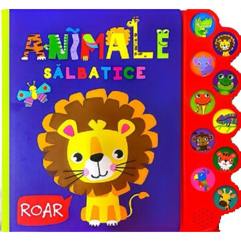 Animale sălbatice. Carte sonoră cu 10 sunete