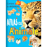 Atlas cu animale. Conține 80 de abțibilduri Atlas cu animale. Conține 80 de abțibilduri