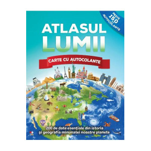 Atlasul lumii. Carte de autocolante