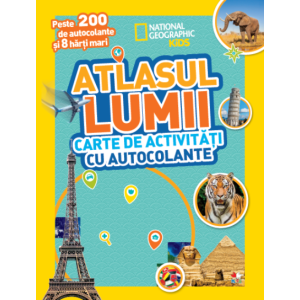 Atlasul lumii. Carte de activități cu autocolante