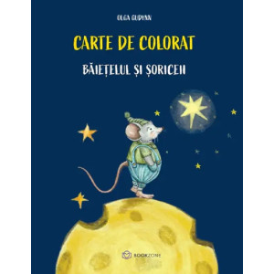Băiețelul și șoriceii. Carte de colorat