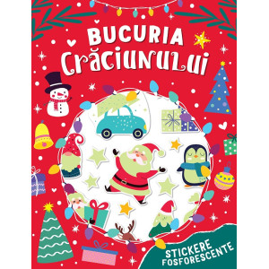 Bucuria Crăciunului. Stickere fosforescente