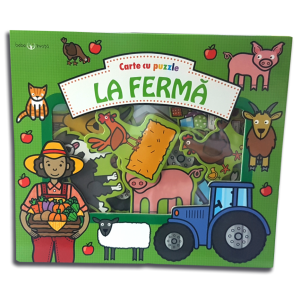 La fermă. Carte cu puzzle. Bebe învață