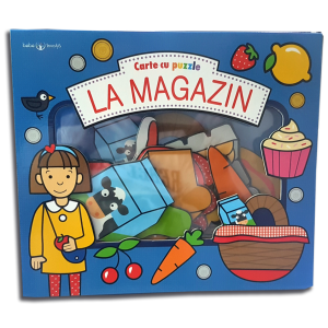 La magazin. Carte cu puzzle. Bebe învață