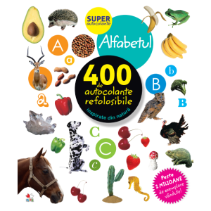 Alfabetul. 400 de autocolante refolosibile