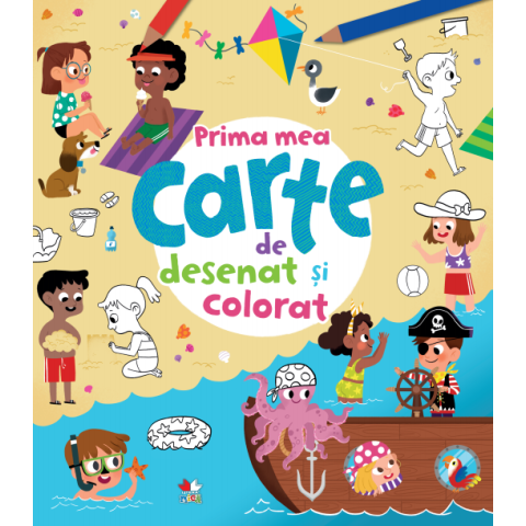 Prima mea carte de desenat și colorat