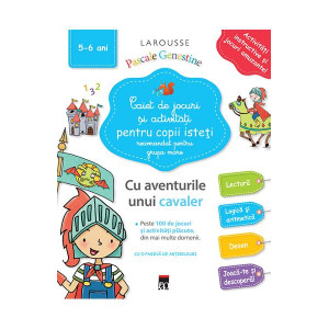 Caiet de jocuri și activități pentru copii isteți 5-6 ani