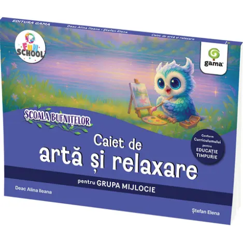 Caiet de artă și relaxare - Grupa mijlocie