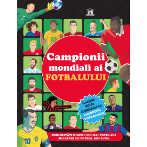Campionii mondiali ai fotbalului Carte cu abtibilduri