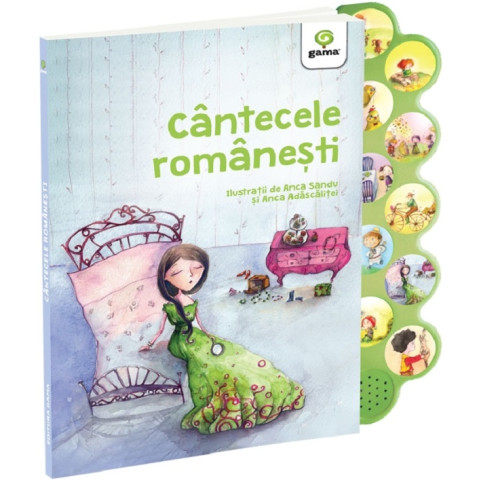 Cântecele românești. Carte cu sunete