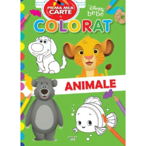 Disney bebe. Prima mea carte de colorat. Animale