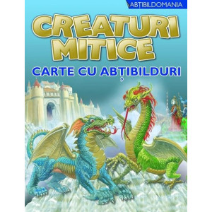 Carte cu abțibilduri - Creaturi mitice