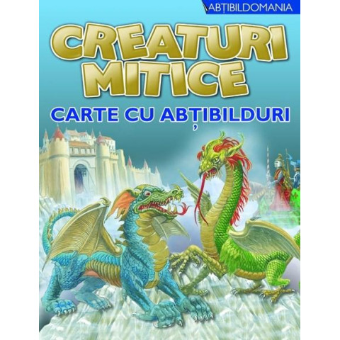 Carte cu abțibilduri - Creaturi mitice