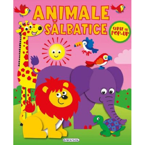 Carte cu pop-up. Animale sălbatice