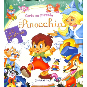 Carte cu puzzle - Pinocchio