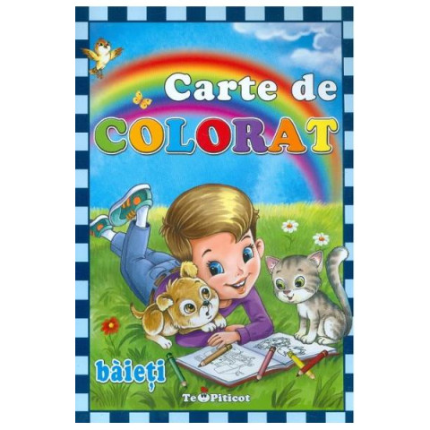 Carte de colorat: Băieți