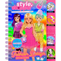 Carte de colorat: Fashion Design