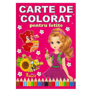 Carte de colorat pentru fetițe