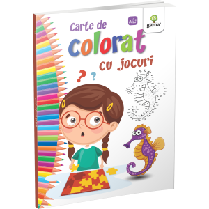 Carte de colorat cu jocuri