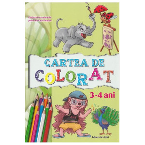 Cartea de colorat 3-4 ani