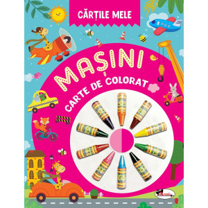 Cărțile mele: Mașini. Carte de colorat