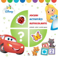 Disney. Jocuri, Activăți. Autocolante. Animale, culori, cuvinte compuse