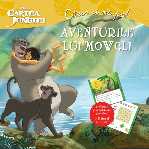 Cartea junglei. Aventurile lui Mowgli. Citesc și mă joc